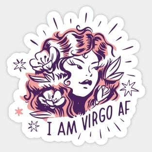 Virgo Birthday af Sticker